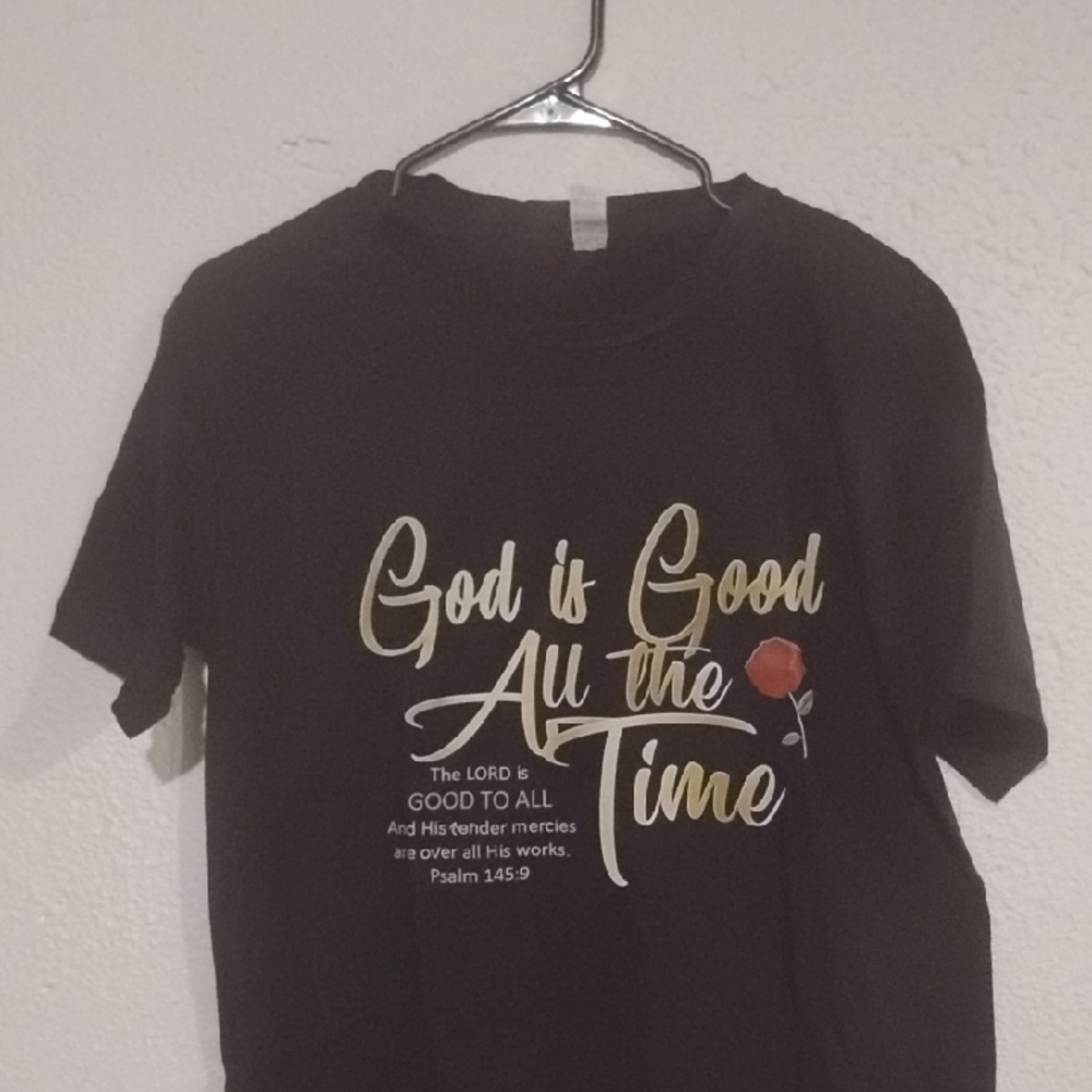 Black Graphic Kids T-Shirt